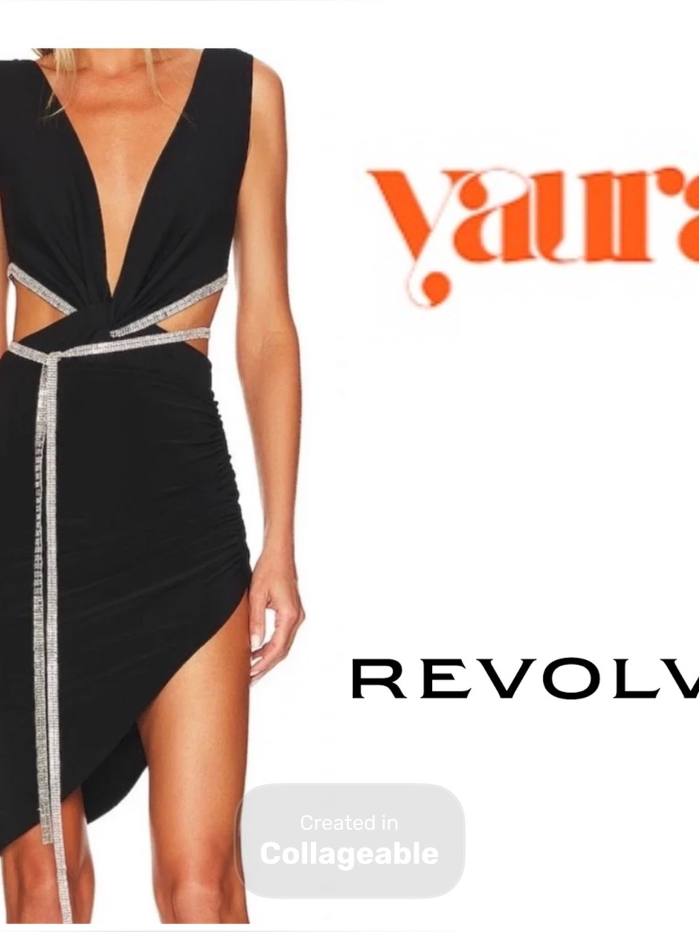 ‼️WOW🤩‼️ Yaura X Revolve Rema Bodysuit Tie Detail Black Size 8 US 6 NWT